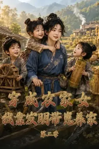 《穿成农家女：我靠发明带崽养家第二季（101集）AI短剧 (2026)》短剧封面