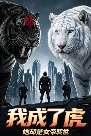 《我成了虎，她却是女帝转世（80集）（夸克网盘）》短剧封面