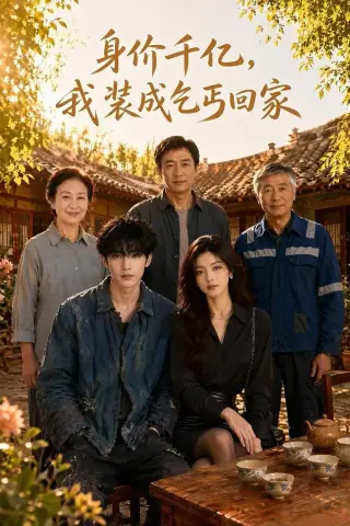 《身价千亿，我装成乞丐回家（80集）AI短剧（夸克网盘）》短剧封面