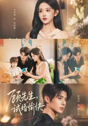 《顾先生，试婚愉快（61集）段美洋＆刘蓝鸽（夸克网盘）》短剧封面