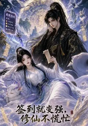 《签到就变强，修仙不慌忙（89集）（夸克网盘）》短剧封面