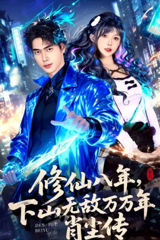 《修仙八年，下山无敌万万年：肖尘传（79集）张子安＆车美艳（百度网盘）》短剧封面