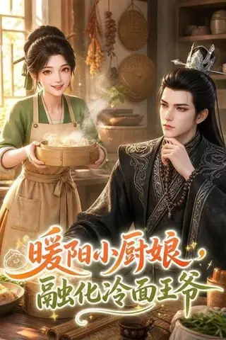 《暖阳小厨娘，融化冷面王爷（200集）（夸克网盘）》短剧封面