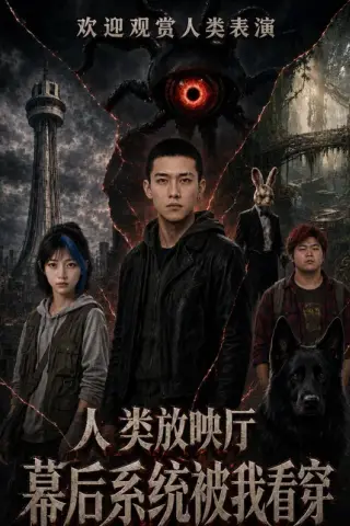 《人类放映厅幕后系统被我看穿（64集）（百度网盘）》短剧封面