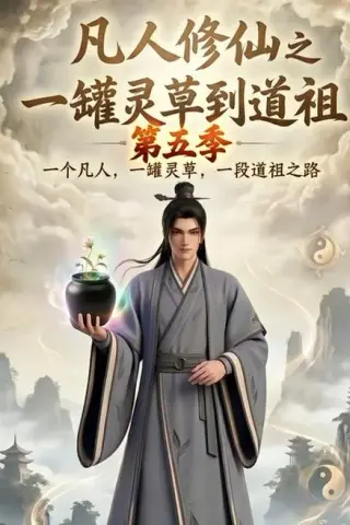 《凡人修仙之一罐灵草到道祖第五季（64集）（百度网盘）》短剧封面