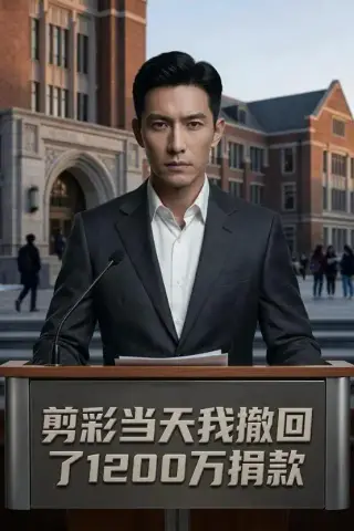 《剪彩当天我撤回了 1200 万捐款（42集）AI短剧 (2026)》短剧封面
