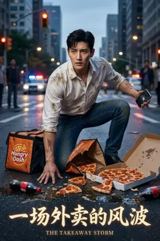 《一场外卖的风波（41集）AI短剧（百度网盘）》短剧封面