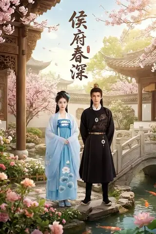 《侯府春深（45集）Ai短剧（百度网盘）》短剧封面