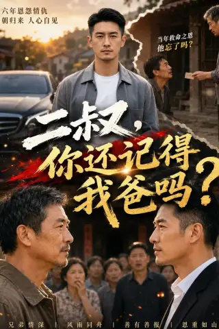 《二叔，你还记得我爸吗（55集）AI短剧（夸克网盘）》短剧封面