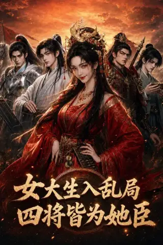 《女大生入乱局，四将皆为她臣（80集）（夸克网盘）》短剧封面