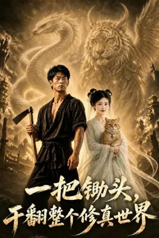 《一把锄头，干翻整个修真世界（62集）（夸克网盘）》短剧封面