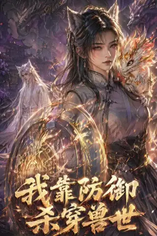 《我靠防御杀穿兽世（48集）（夸克网盘）》短剧封面