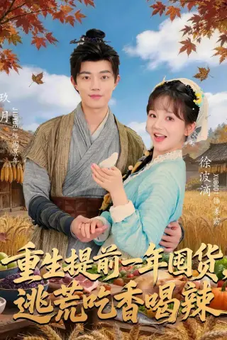 《重生提前一年囤货，逃荒吃香喝辣（80集）玖月＆徐波滴（夸克网盘）》短剧封面