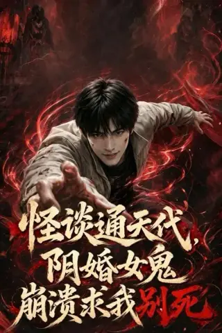 《怪谈通天代，阴婚女鬼崩溃求我别死（65集）AI短剧（夸克网盘）》短剧封面