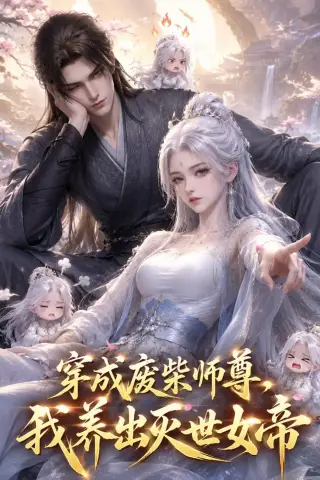 《穿成废材师尊，我养出灭世女帝（49集）（夸克网盘）》短剧封面