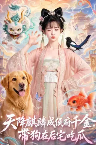 《天降麒麟成侯府千金，带狗在后宅吃瓜（60集）（夸克网盘）》短剧封面