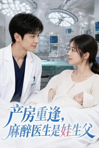《产房重逢，麻醉医生是娃生父（27集）（夸克网盘）》短剧封面
