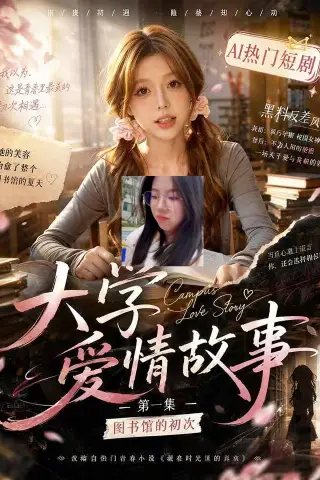《AI擦边短剧：大学爱情故事（迅雷网盘）》短剧封面
