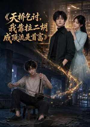 《天桥乞讨，我靠拉二胡成顶流是首富（120集）（夸克网盘）》短剧封面