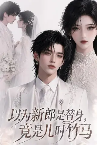 《以为新郎是替身，竟是儿时竹马（50集）AI短剧（百度网盘）》短剧封面