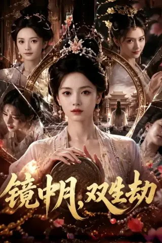 《镜中月，双生劫（72集）AI短剧 (2026)》短剧封面