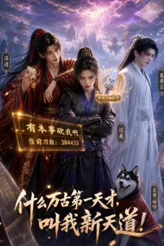 《什么万古第一天才，叫我新天道！（53集）（百度网盘）》短剧封面