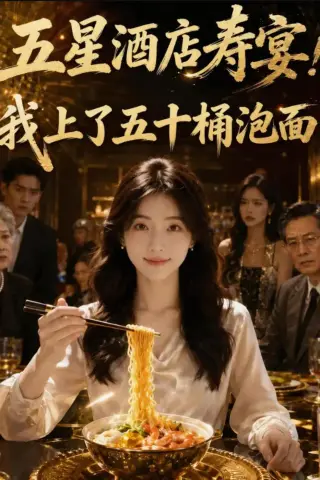 《五星酒店寿宴，我上了五十桶泡面（48集）AI短剧（夸克网盘）》短剧封面