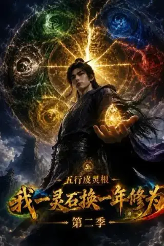 《五行废灵根：我一灵石换一年修为第二季（135集）AI短剧 (2026)》短剧封面