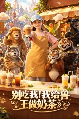 《别吃我！我给兽王做奶茶（19集）（夸克网盘）》短剧封面