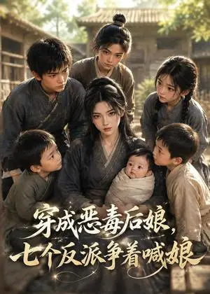 《穿成恶毒后娘，七个反派争着喊娘（111集）（夸克网盘）》短剧封面
