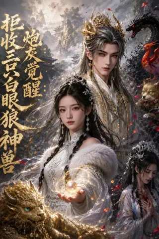 《炮灰觉醒：拒收三只白眼狼神兽（64集）（夸克网盘）》短剧封面