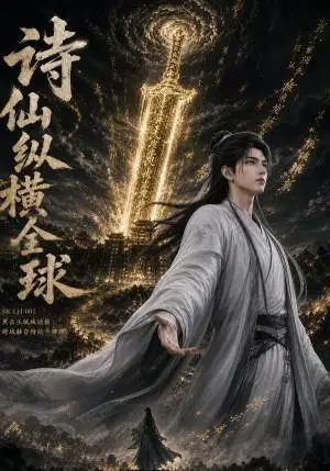 《诗仙纵横全球（80集）（夸克网盘）》短剧封面