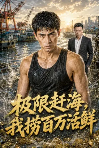 《极限赶海，我捞百万活鲜（22集）AI短剧（夸克网盘）》短剧封面