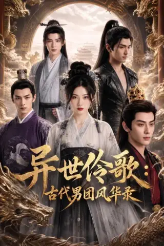 《异世伶歌：古代男团风华录（49集）AI短剧（夸克网盘）》短剧封面