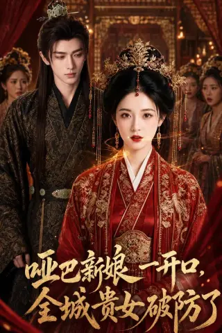 《哑巴新娘一开口，全城贵女破防了（51集）AI短剧 (2026)》短剧封面