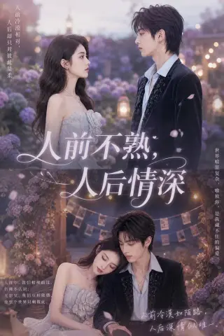 《人前不熟人后情深（62集）（夸克网盘）》短剧封面