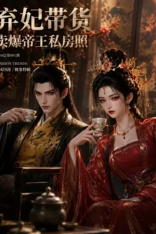 《弃妃带货卖爆帝王私房照（62集）（夸克网盘）》短剧封面