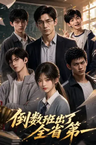 《倒数班出了全省第一（35集）AI短剧（夸克网盘）》短剧封面