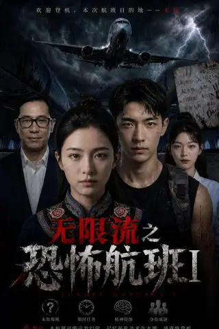 《无限流之恐怖航班1（80集）AI短剧 (2026)》短剧封面