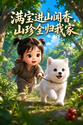 《满宝进山闻香，山珍全归我家（105集）（夸克网盘）》短剧封面