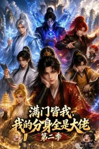 《满门皆我，我的分身全是大佬第二季（128集）AI短剧 (2026)》短剧封面