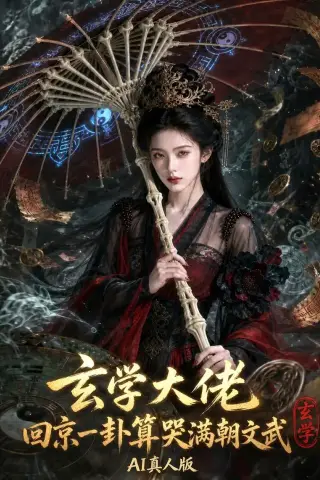 《玄学大佬回京：一卦算哭满朝文武AI真人版（71集）（夸克网盘）》短剧封面