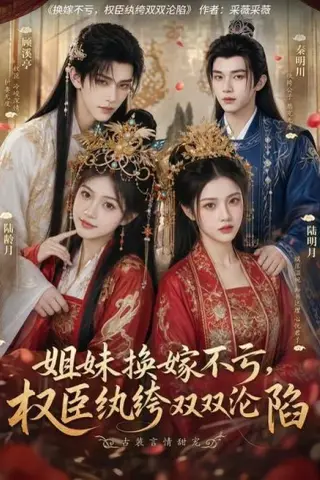 《姐妹换嫁不亏，权臣纨绔双双沦陷（85集）（百度网盘）》短剧封面
