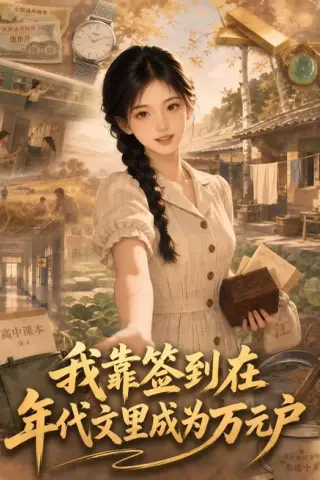 《我靠签到在年代文里成为万元户（81集）（夸克网盘）》短剧封面