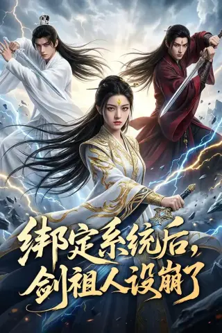 《绑定系统后，剑祖人设崩了（67集）（夸克网盘）》短剧封面