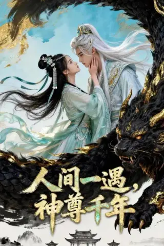 《人间一遇，神尊千年（55集）（夸克网盘）》短剧封面