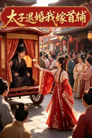 《太子退婚我嫁首辅（45集）AI短剧 (2026)》短剧封面