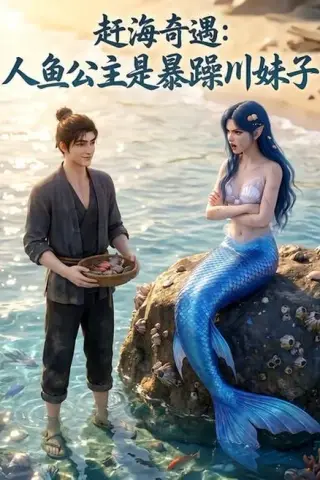 《赶海奇遇：人鱼公主是暴躁川妹子（51集）（夸克网盘）》短剧封面