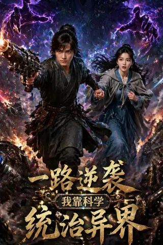 《一路逆袭，我靠科学统治异界（50集）AI短剧（夸克网盘）》短剧封面