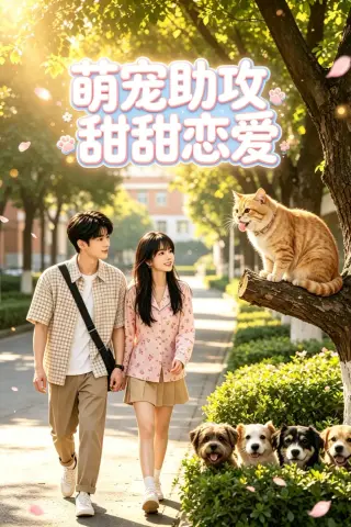 《萌宠助攻甜甜恋爱（30集）（夸克网盘）》短剧封面